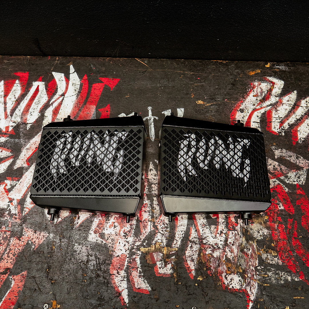 Rvng (G80,G82,G87) S58 Auxilary Coolers w/ Built in Rock Guard