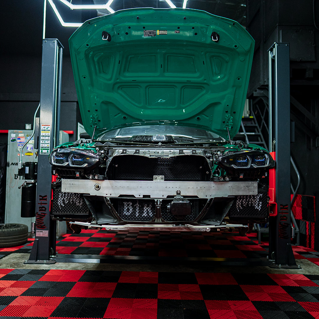 Rvng (G80,G82,G87) S58 Auxilary Coolers w/ Built in Rock Guard