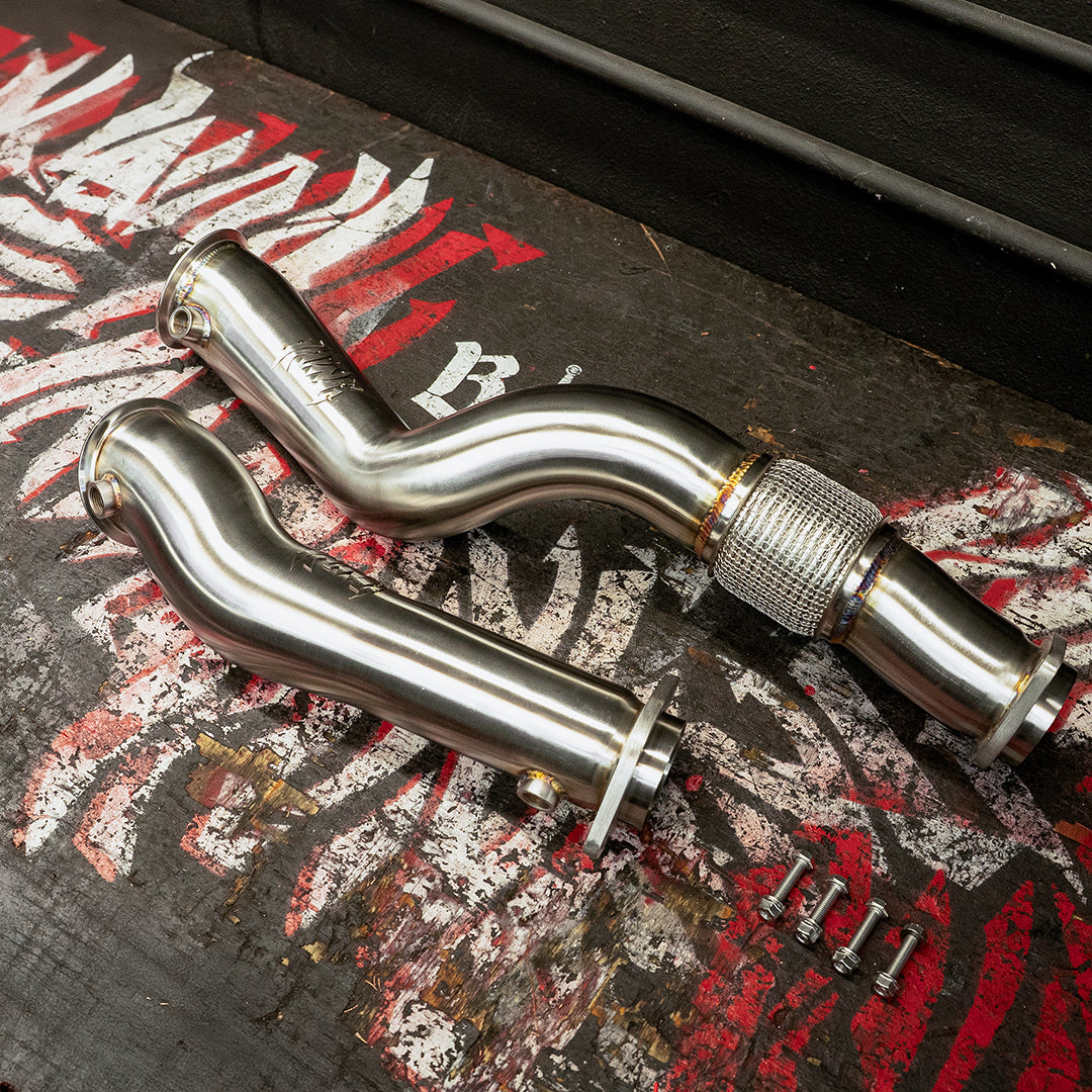Rvng (G80,G82, G87) S58 XL Flow Series 3.5” Catless Downpipes