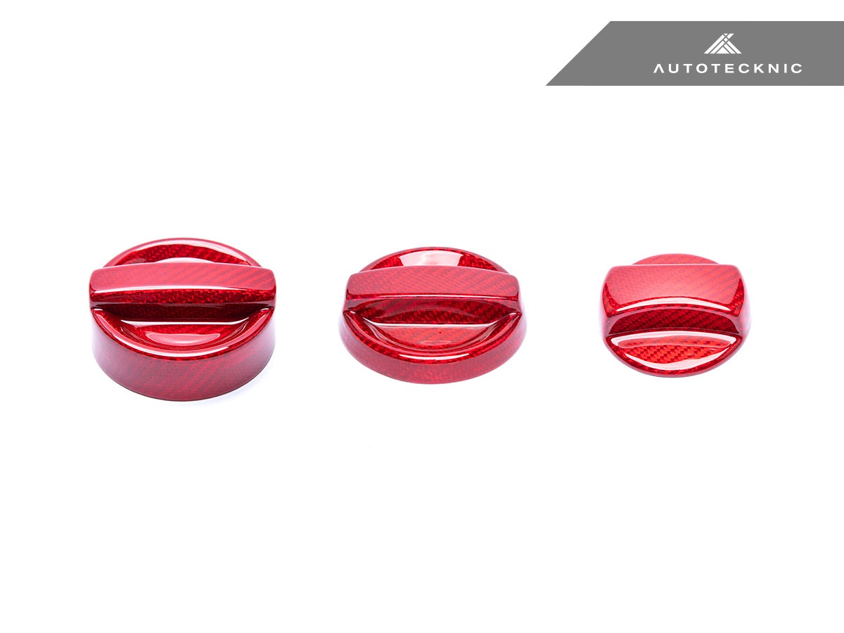 AutoTecknic Dry Carbon Competition Oil Cap Cover - BMW F80 M3 | F82/ F83 M4