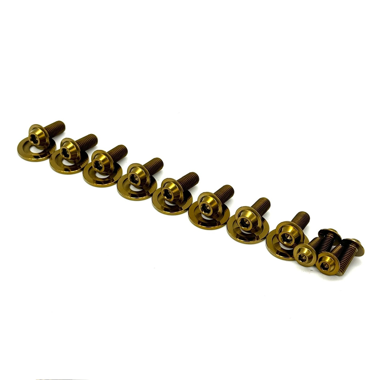 JDC Titanium Trunk Bracket Hardware Kit (Evo X)