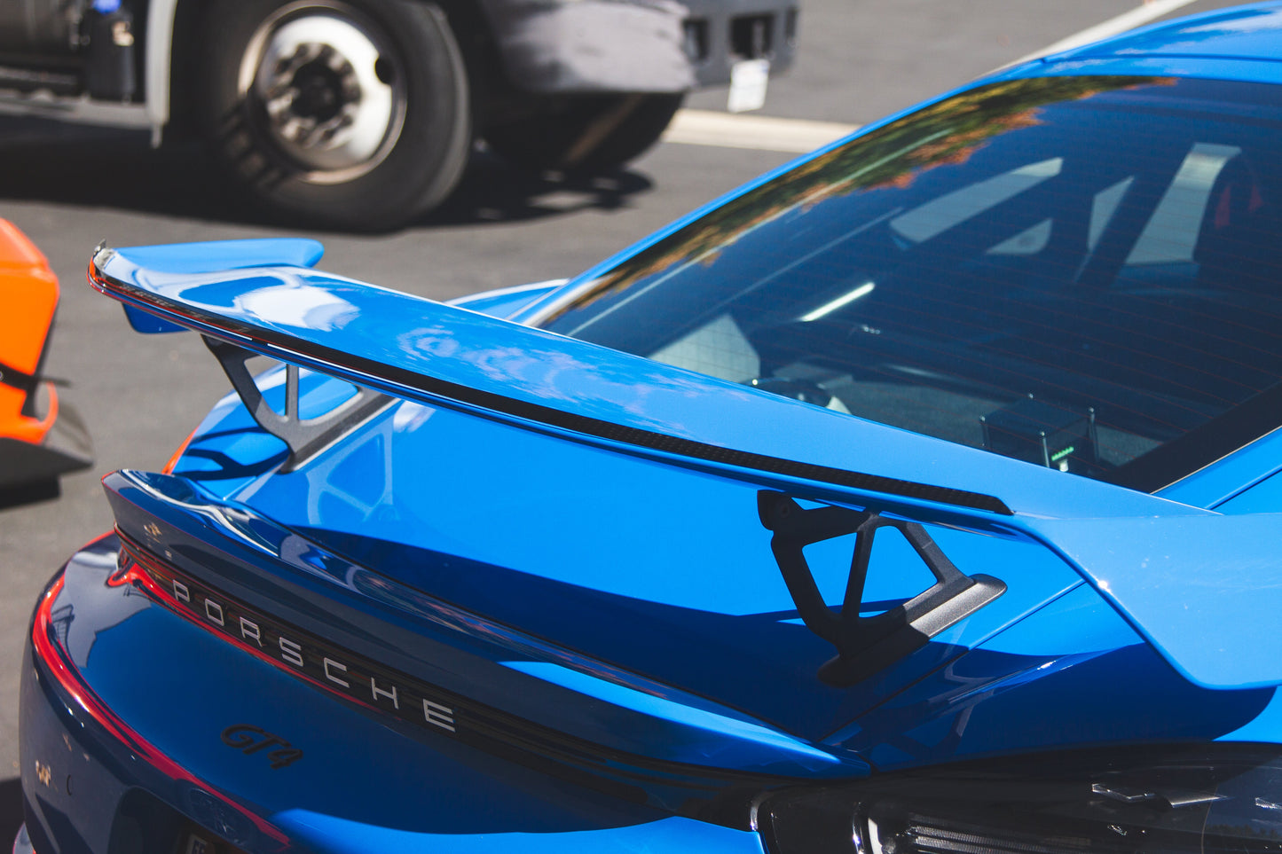 Porsche 718 Cayman GT4 Carbon Fiber Gurney Flap 2020 - 2023