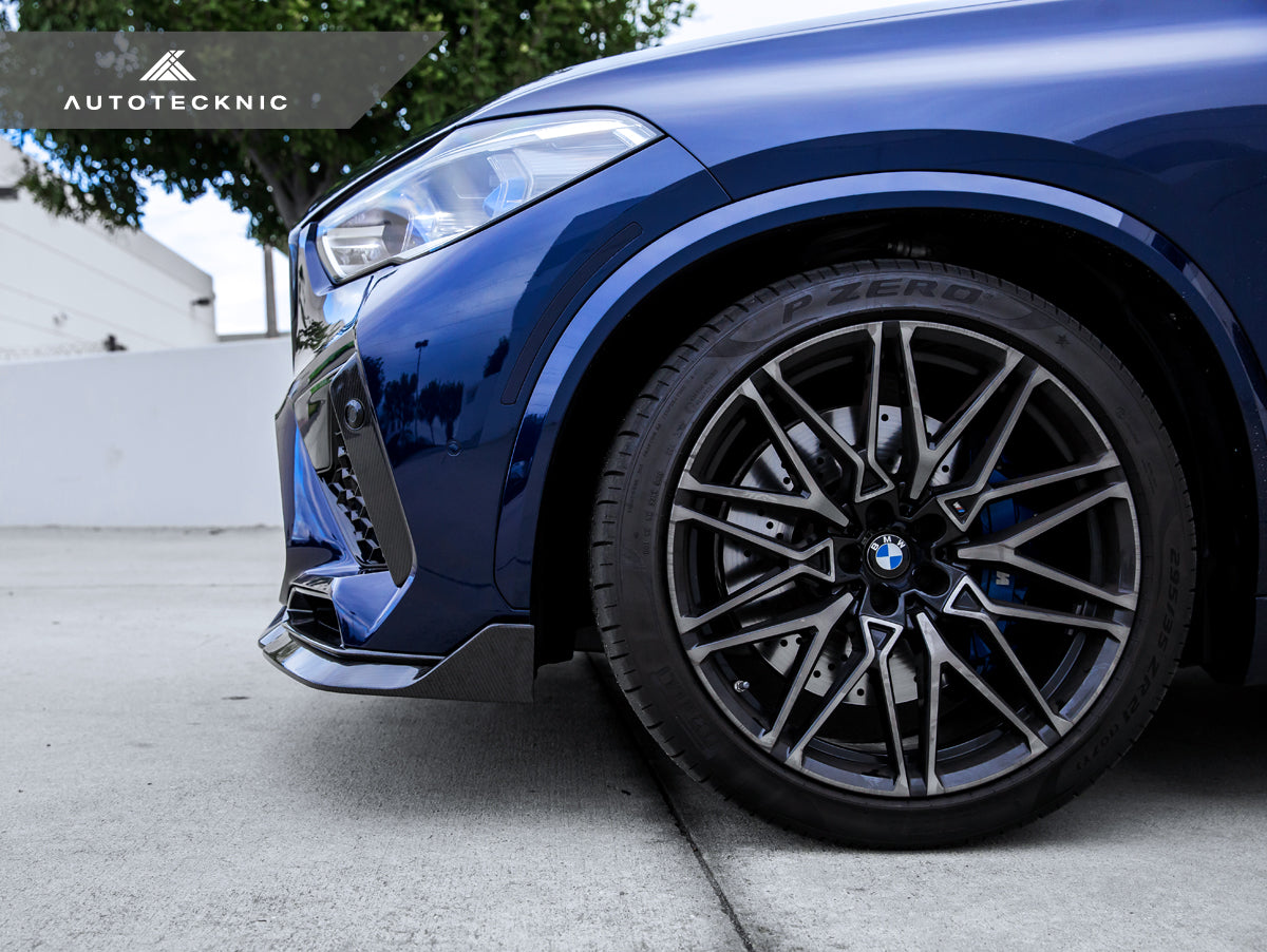 AutoTecknic Performance Dry Carbon Front Lip Set - F95 X5M