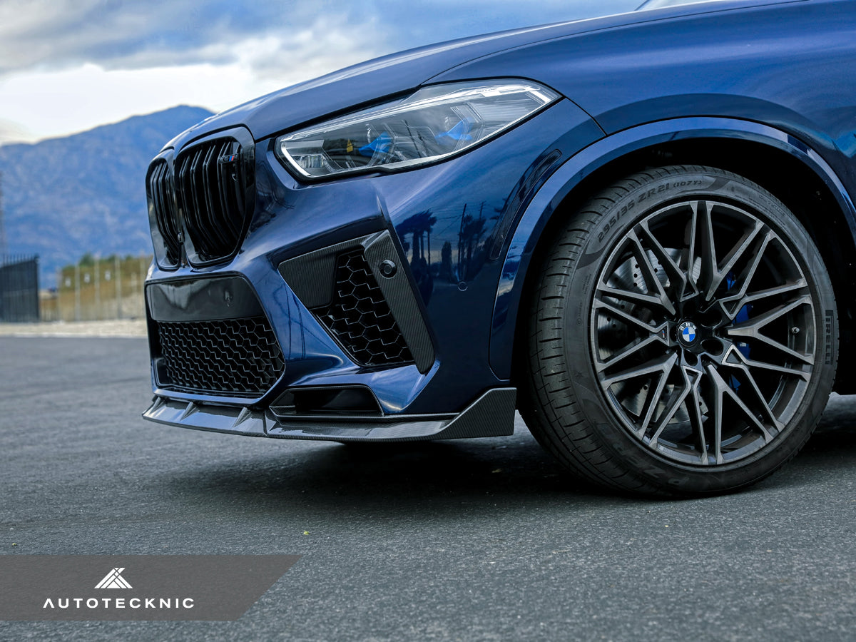 AutoTecknic Performance Dry Carbon Front Lip Set - F95 X5M