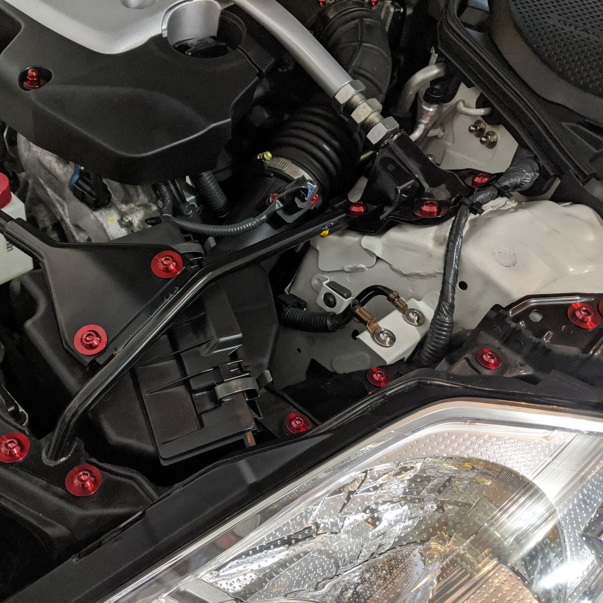 ZSPEC Stage-3 Dress Up Bolts®/Fastener Kit for '03-'08 Nissan 350z DE & HR, Titanium