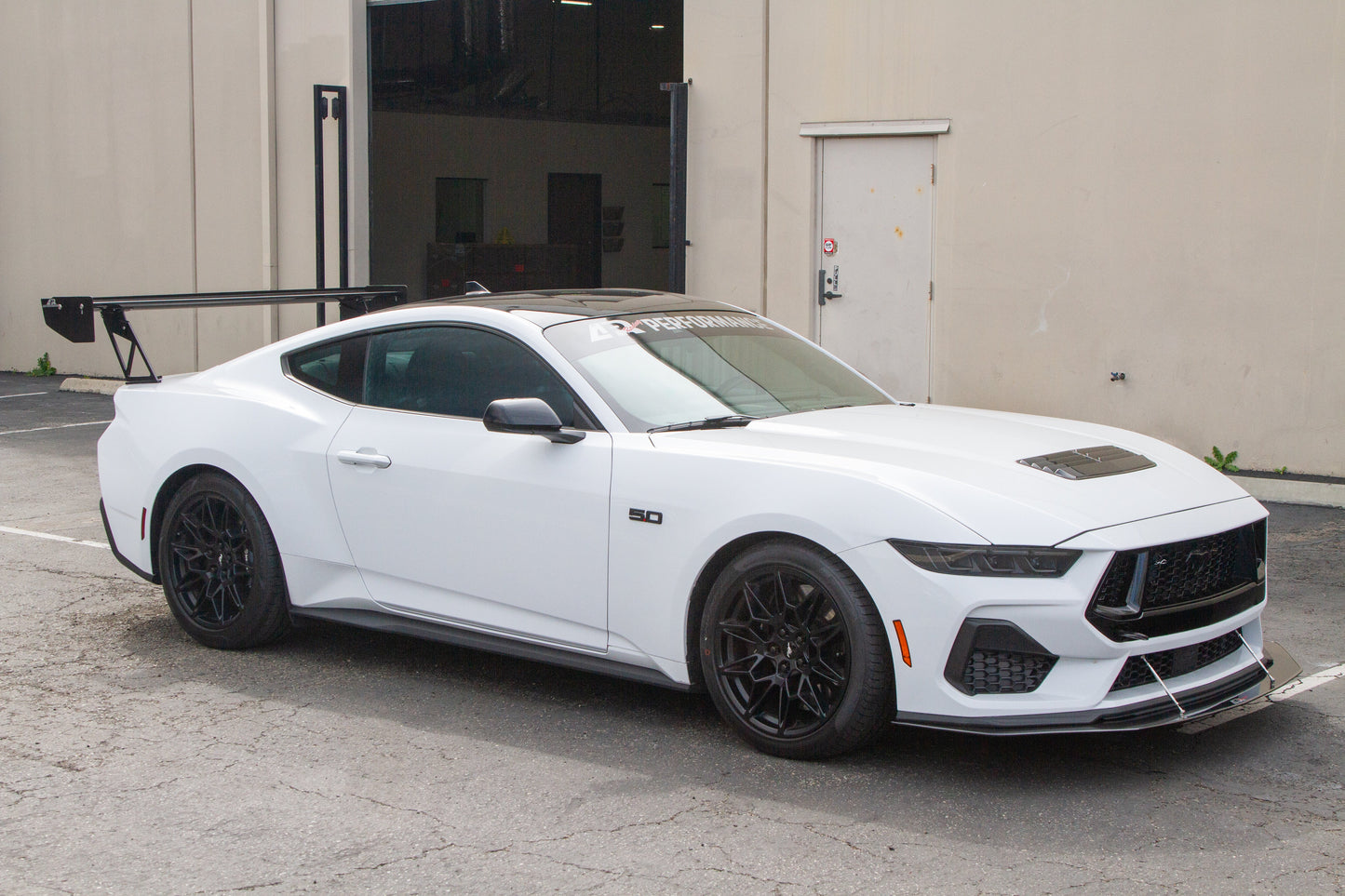 Ford Mustang S650 GT-250 Carbon Fiber Adjustable Wing 2024 - Current