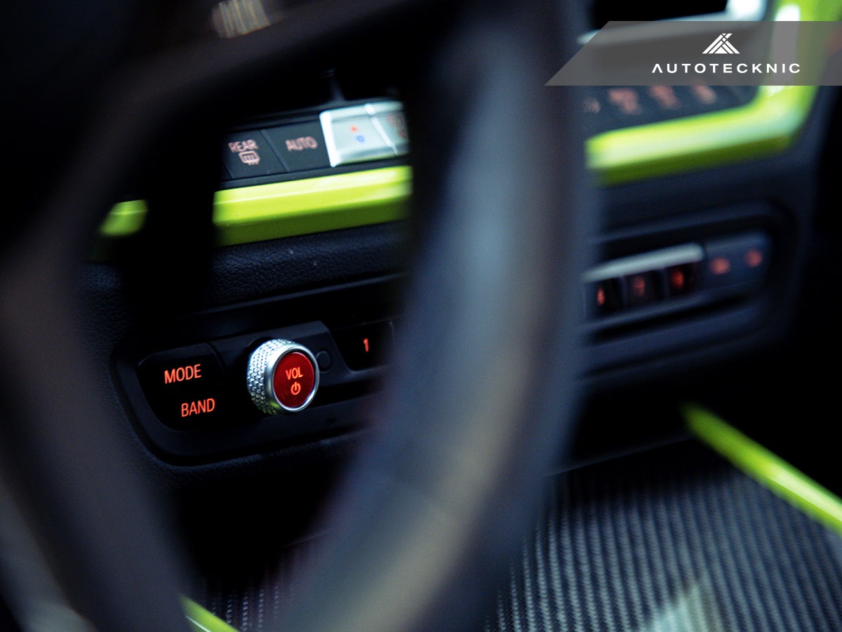 AutoTecknic Bright Red Audio Volume Button - BMW F90 M5