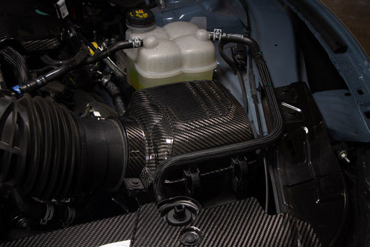 Carbon Fiber Ford Mustang S650 Dark Horse Intake Box Top Cover 2024 - Current
