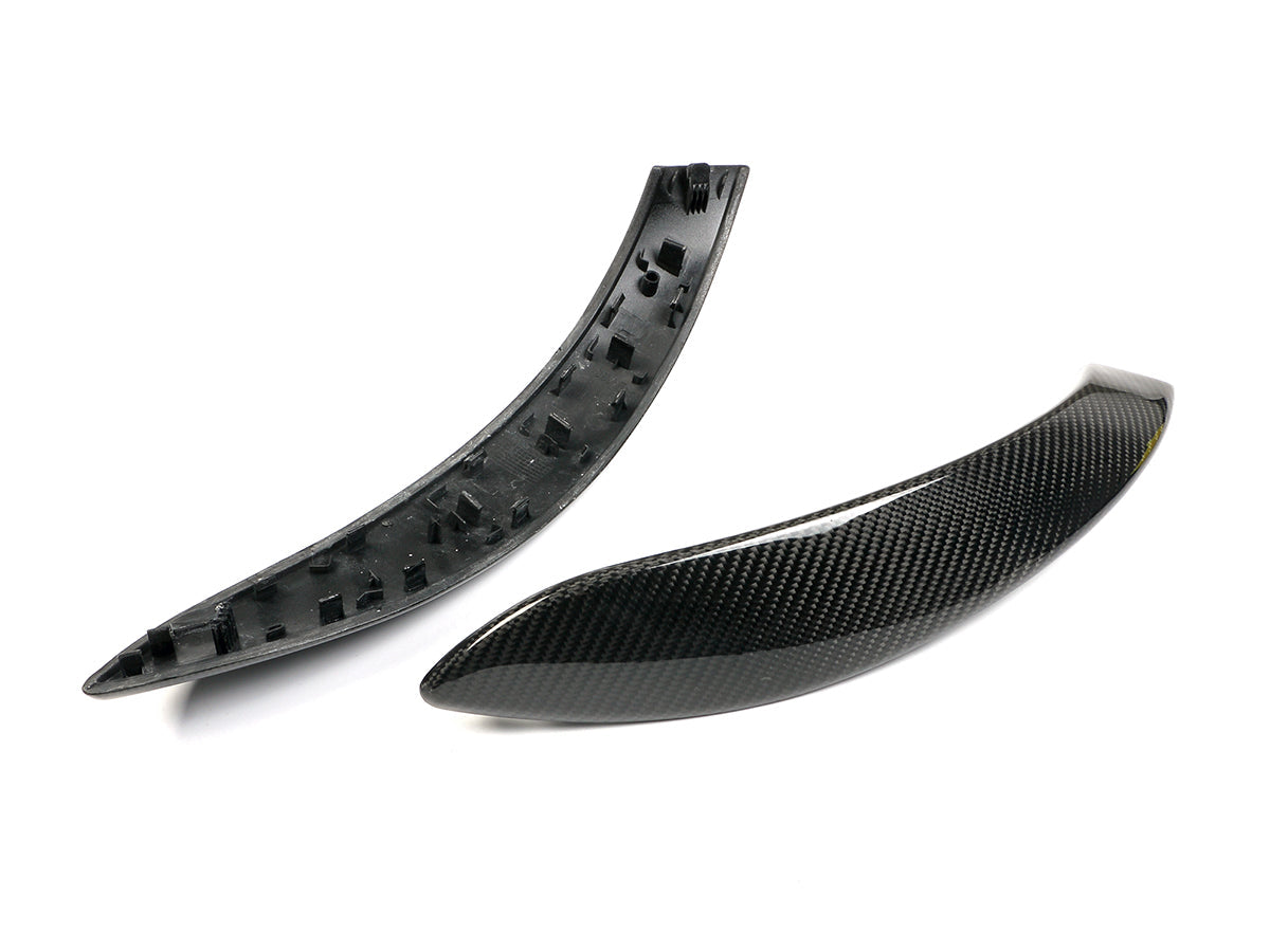 AutoTecknic Carbon Door Grip Handle Trim Set - BMW F30 3-Series | F32 4-Series