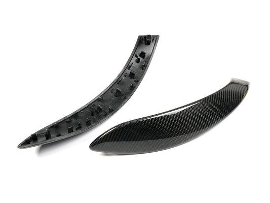 AutoTecknic Carbon Door Grip Handle Trim Set - BMW F30 3-Series | F32 4-Series