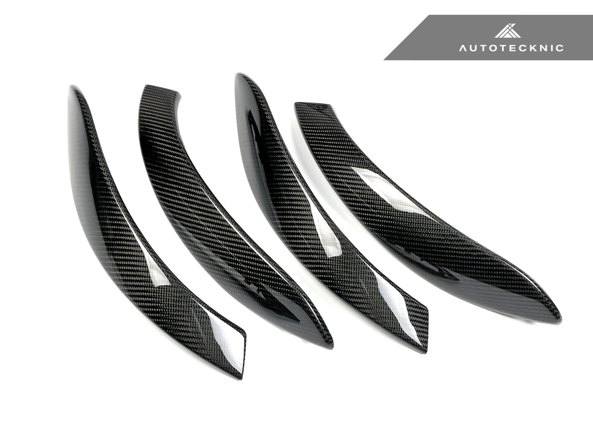 AutoTecknic Carbon Door Grip Handle Trim Set - BMW F8X M3/ M4