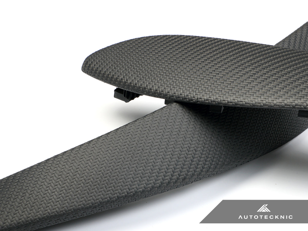 AutoTecknic Carbon Door Grip Handle Trim Set - BMW F8X M3/ M4