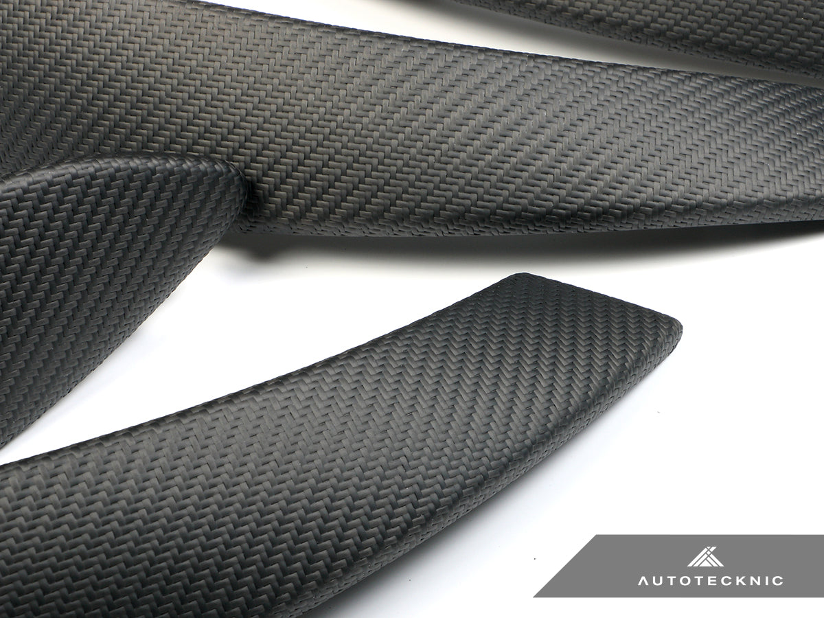 AutoTecknic Carbon Door Grip Handle Trim Set - BMW F8X M3/ M4