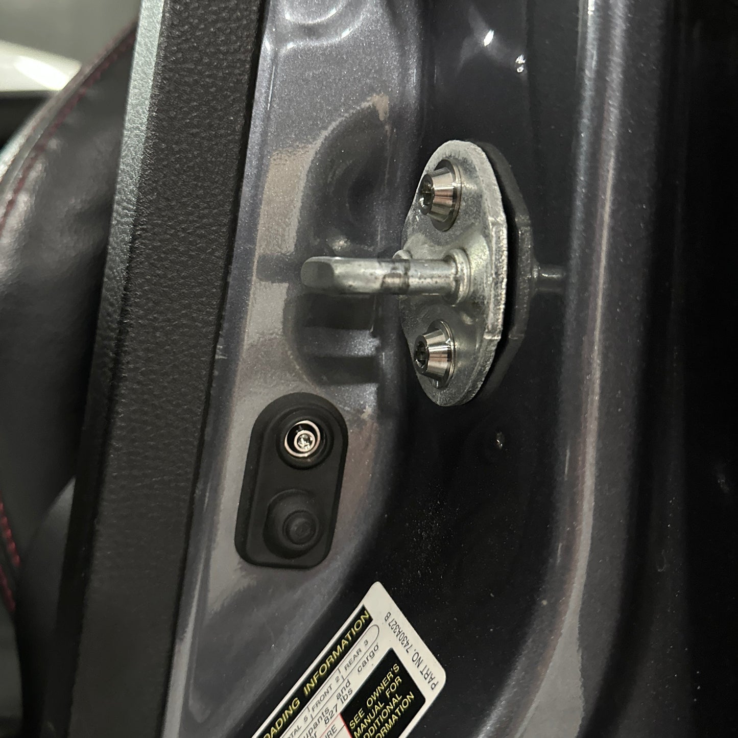 JDC Titanium Interior Door Hardware Kit (Evo 8/9)