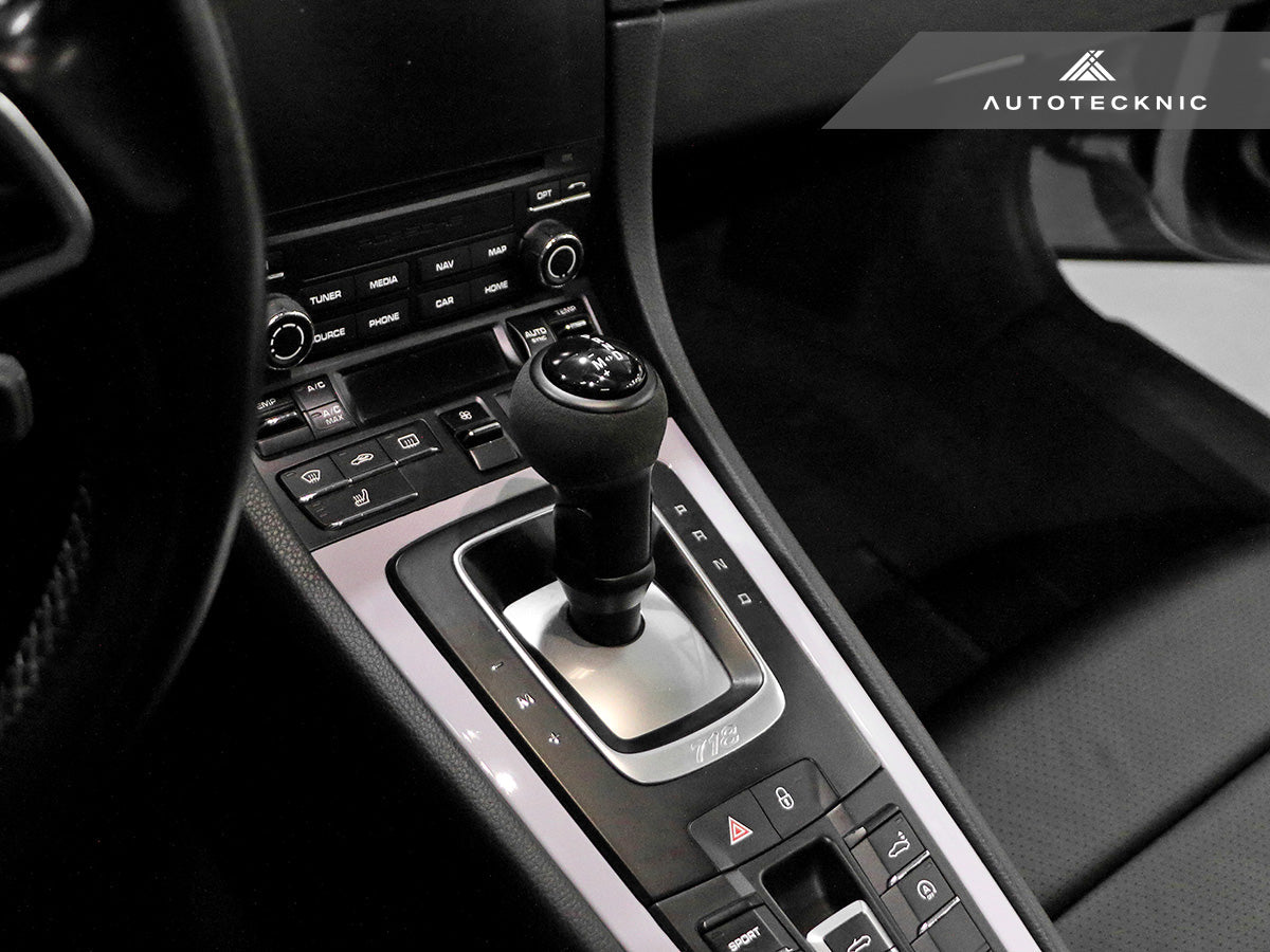 AutoTecknic Suede Shifter Knob - Porsche 718 Cayman & Boxster (982) 2016–2024