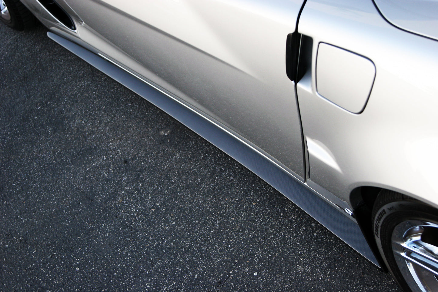 Chevrolet Corvette C6 Z06 Carbon Fiber Side Rocker Extensions/ Side Skirt (Fits Z06 and Grand Sport)