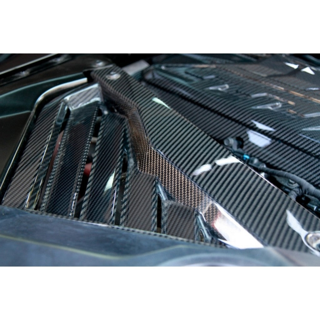 Chevrolet Corvette C8 Carbon Fiber Engine Plenum Cover, Appearance Panels, and Package