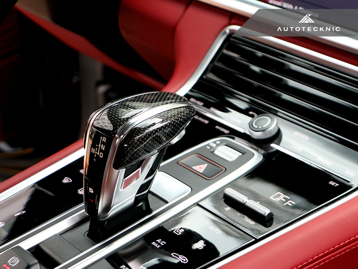 AutoTecknic Carbon Fiber Exclusive Design Shift Lever - Porsche 971 Panamera | 9Y0 Cayenne