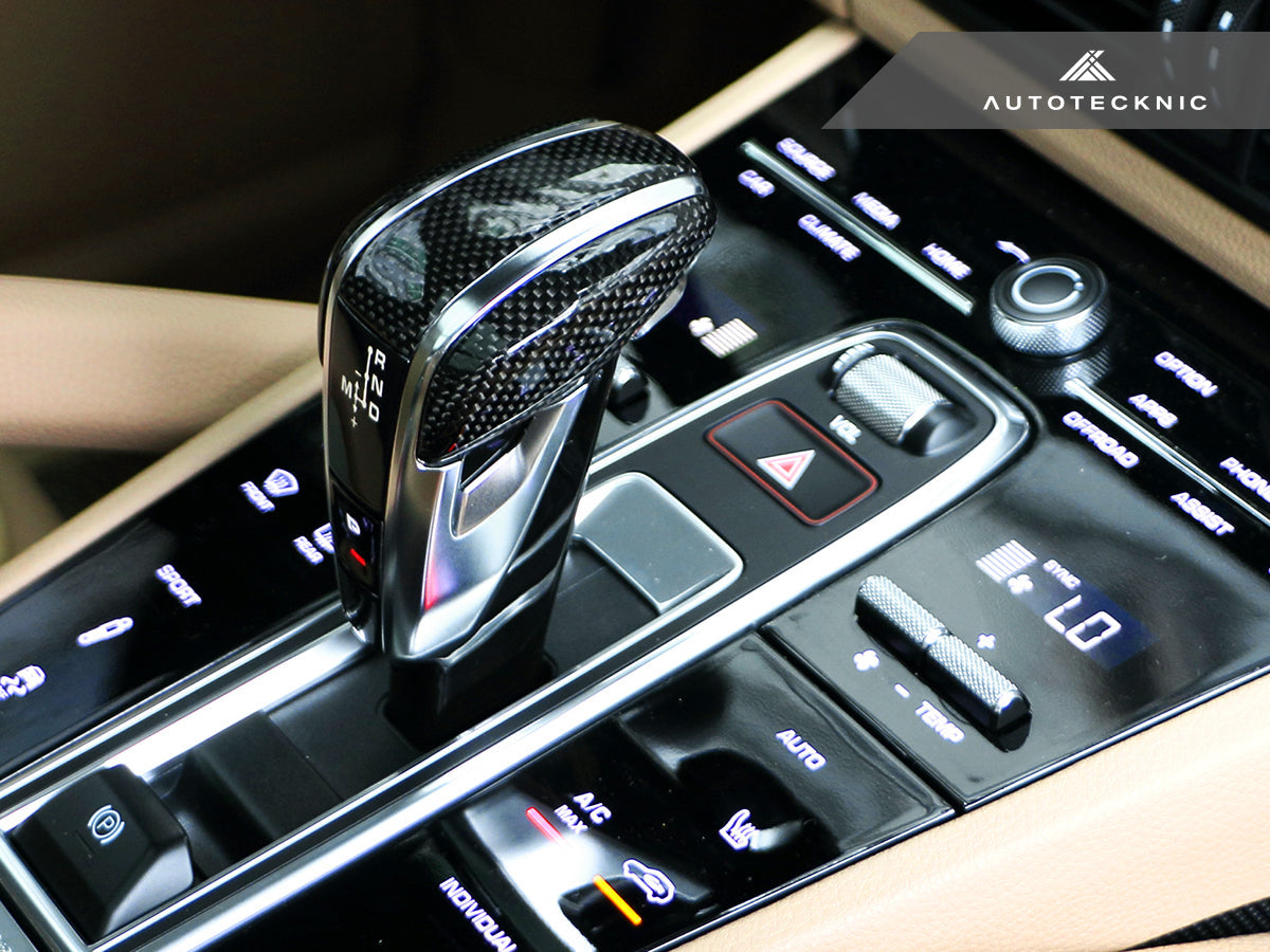 AutoTecknic Carbon Fiber Exclusive Design Shift Lever - Porsche 971 Panamera | 9Y0 Cayenne