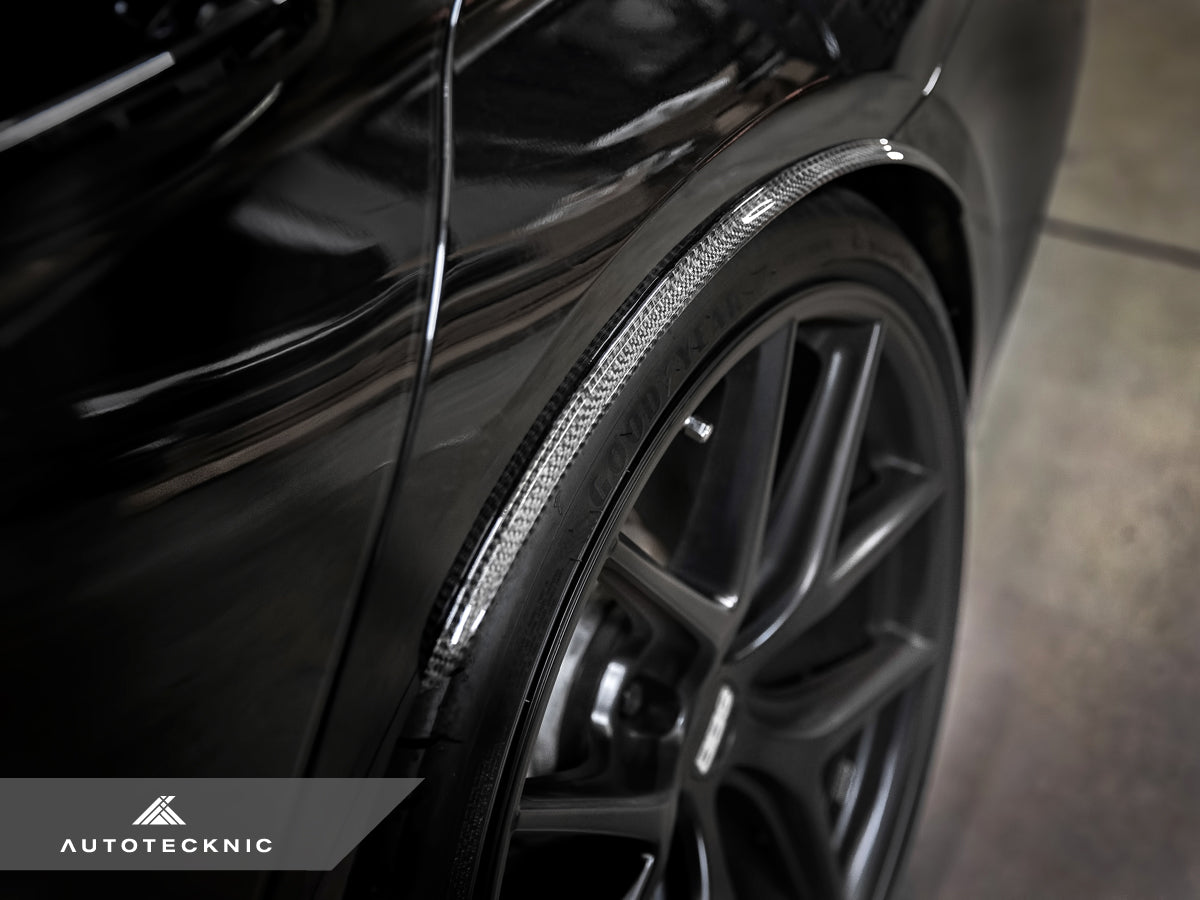 AutoTecknic Carbon Fiber Rear Wheel Arch Extension Set - F90 M5