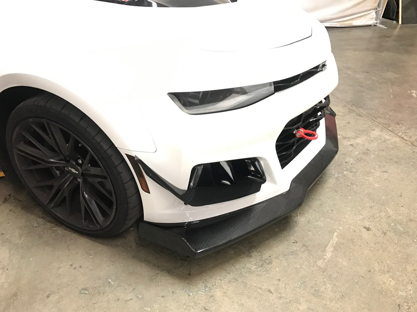 Chevrolet Camaro ZL1 Carbon Fiber Front Bumper Canards 2017 - 2024