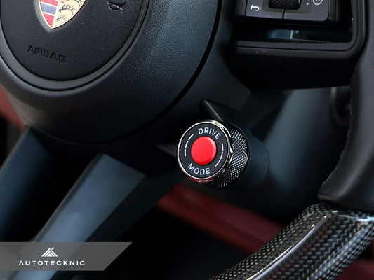 AutoTecknic Painted Drive Mode Selector Switch Dial - Porsche