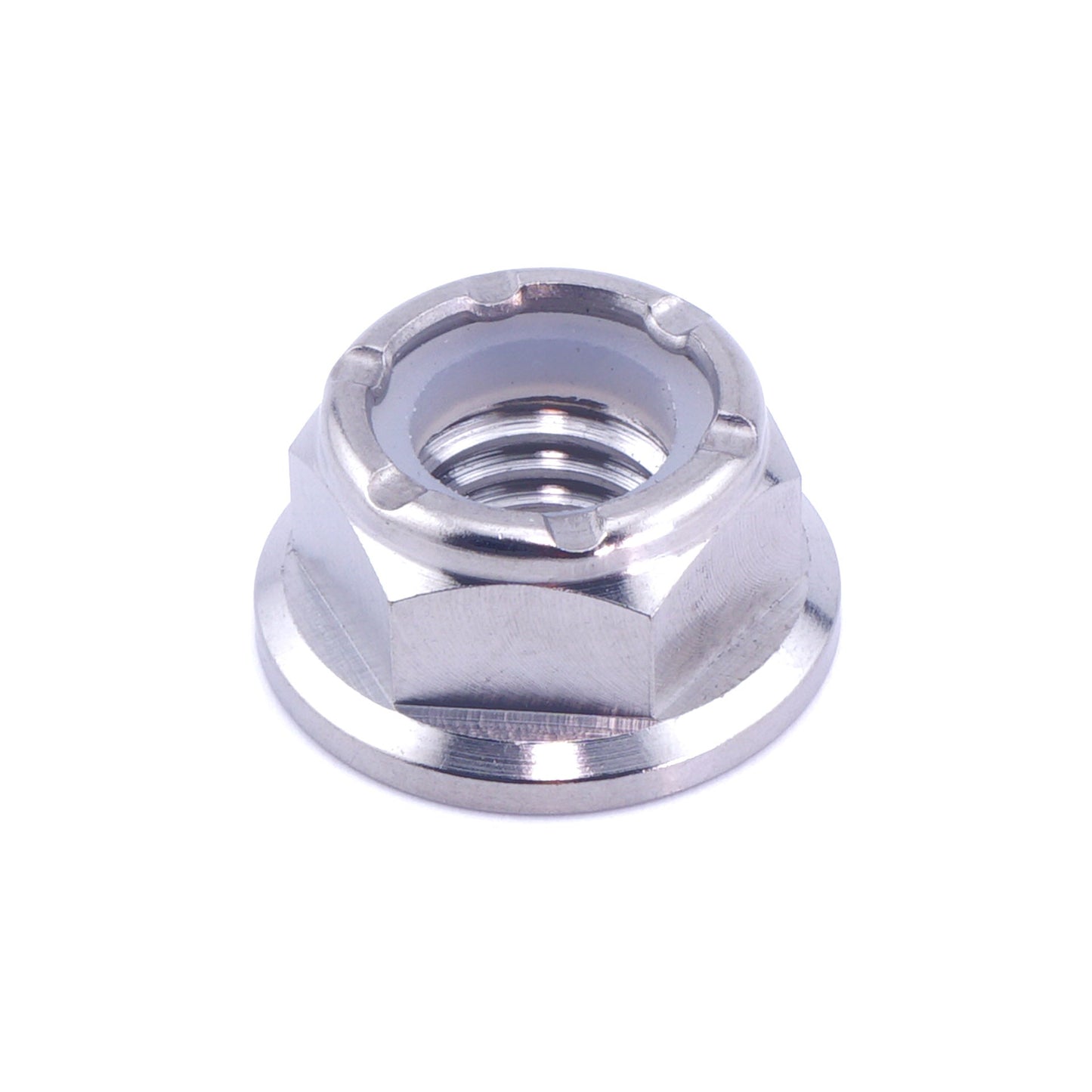 M8 x 1.25 Titanium Nyloc Nut