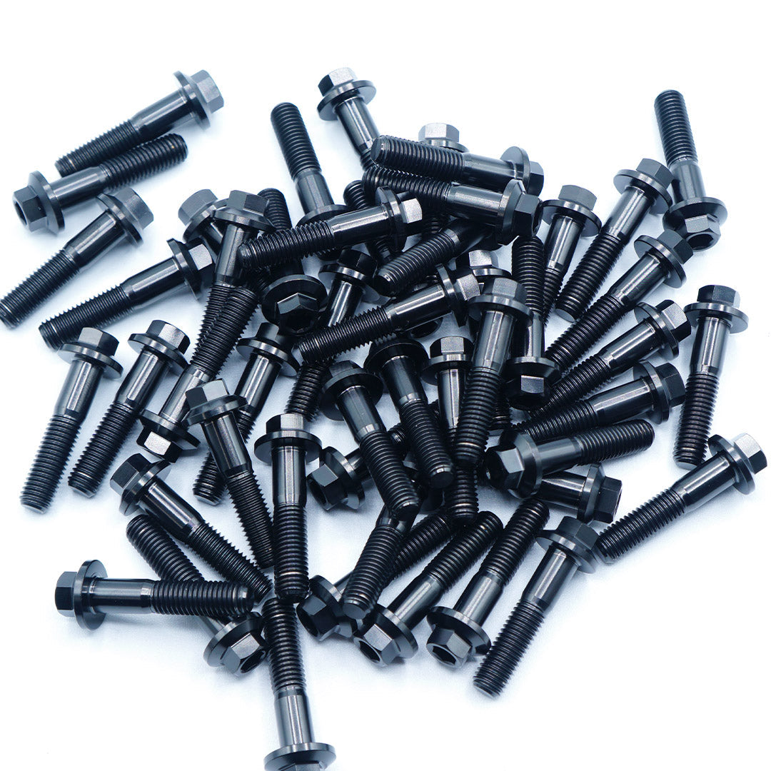 M7 × 32mm Titanium 3-Piece Wheel Assembly Hardware