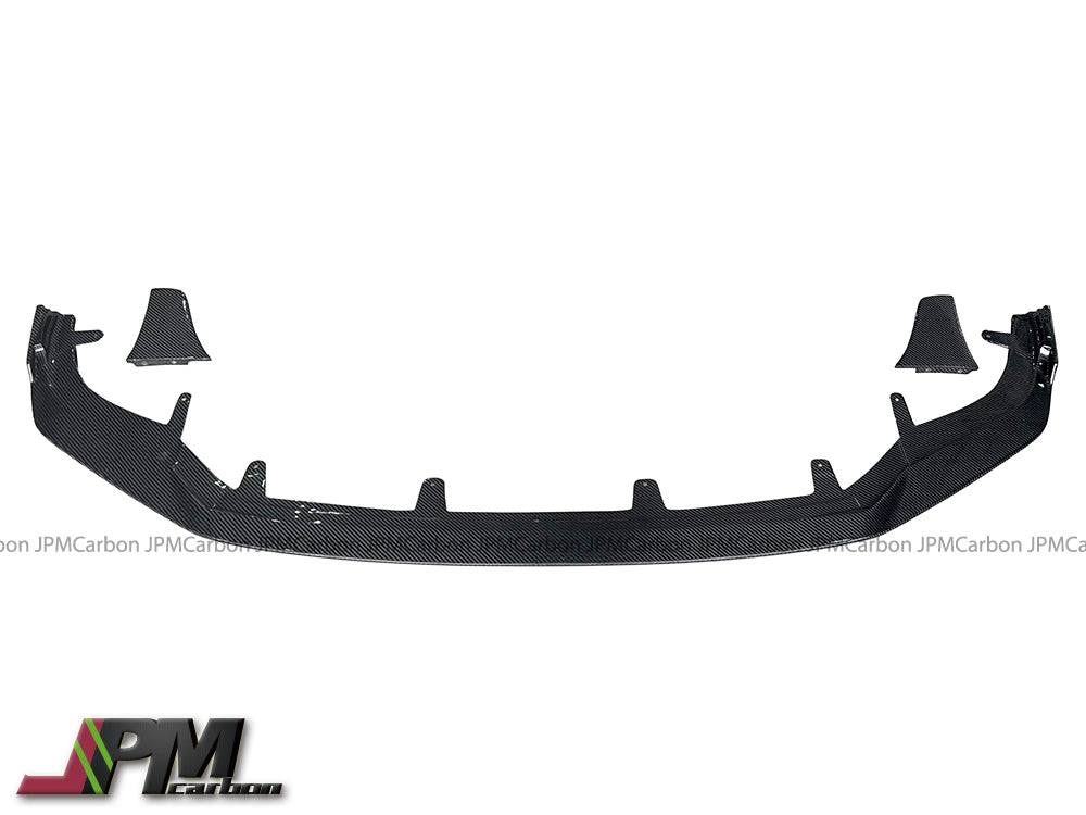 [JPMCarbon] AT Style Carbon Fiber Front Bumper Add-on Lip 3PCS Fits For 2021-2025 Lexus IS300 IS350 with F-Sport Package Only