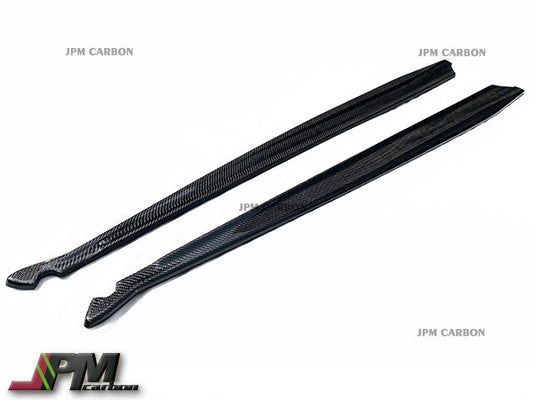 [JPMCarbon] MX Style Carbon Fiber Side Skirt Expansion Lips For 2019-2026 Toyota GR Supra A90 A91