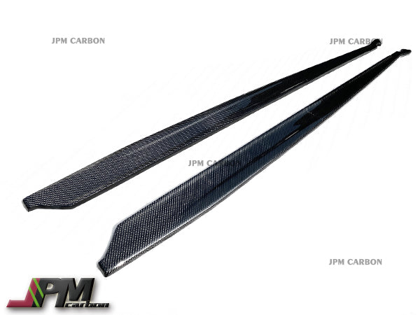 [JPMCarbon] MX Style Carbon Fiber Side Skirt Expansion Lips For 2019-2026 Toyota GR Supra A90 A91