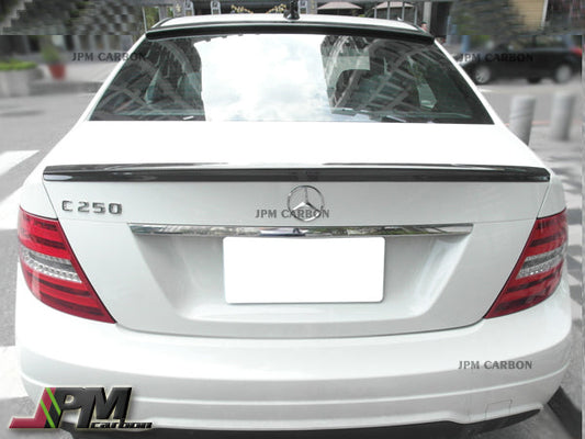 [JPMCarbon] D Style Carbon Fiber Trunk Spoiler Fits For 2008-2014 Mercedes-Benz W204 C-Class Sedan