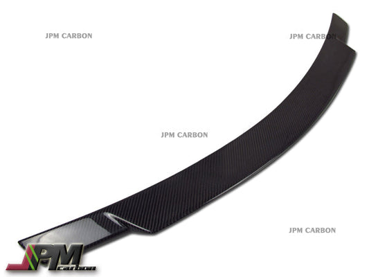 [JPMCarbon] V Style Carbon Fiber Trunk Spoiler Fits For 2008-2014 Mercedes-Benz W204 C-Class Sedan Only