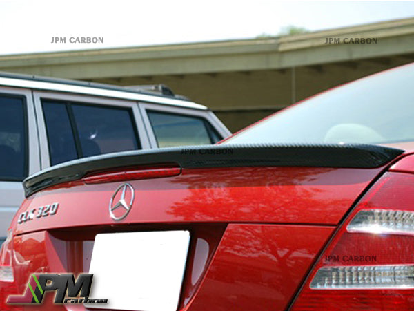 [JPMCarbon] AMG Style Carbon Fiber Trunk Spoiler Fits For 2003-2009 Mercedes-Benz W209 CLK-Class Coupe/Convertible