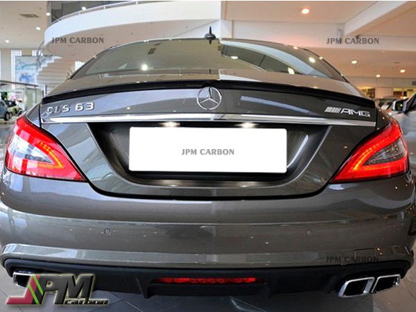 [JPMCarbon] AMG Style Carbon Fiber Trunk Spoiler Fits For 2011-2018 Mercedes-Benz W218 CLS-Class Sedan