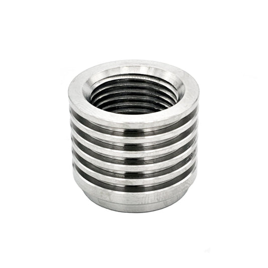 M18 x 1.5 O2 Sensor Bung - Heat Sink Style - 6AL4V Grade 5 Titanium
