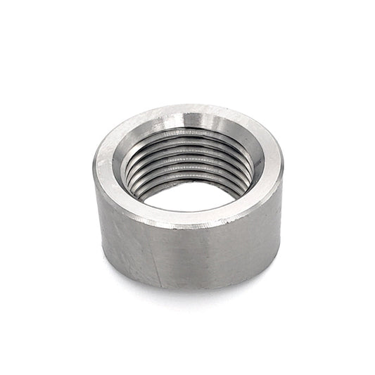 M18 x 1.5 O2 Sensor Bung - Saddled for 1.500"-2.500" OD Tube - 304 Stainless