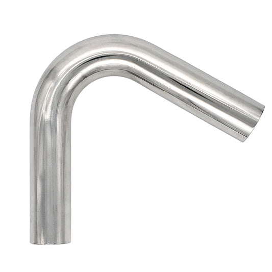 2.250" 16ga 120° Mandrel Bend - (3.375" CLR / 6.000" Legs) - Polished OD - 304 Stainless