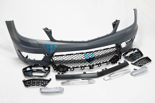 2012-2014 Mercedes Benz (W204) Facelift C63 AMG Style Front Bumper Conversion Kit