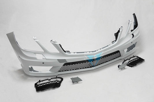 2010-2013 Mercedes Benz (W212) Pre-Facelift E63 AMG Style Front Bumper Conversion Kit (DRL Included)