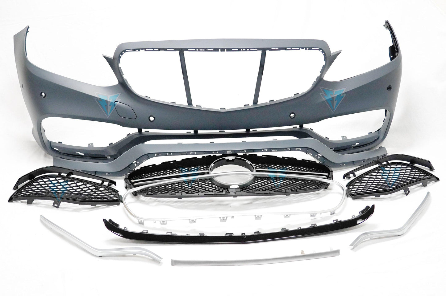2014-2016 Mercedes Benz (W212) Facelift E63 AMG Style Front Bumper Conversion Kit