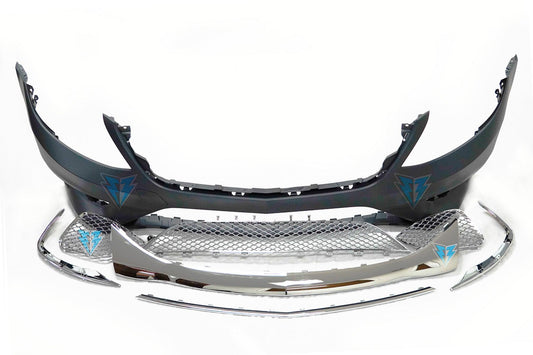 2014-2017 Mercedes Benz (W222) Pre-Facelift S-Class to S63 / S65 AMG Style Front Bumper Conversion Kit