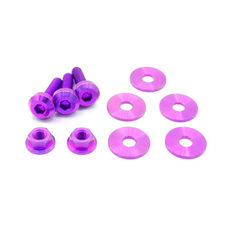 Titanium Hardware Engine Cover Kit - VQ37VHR Engine