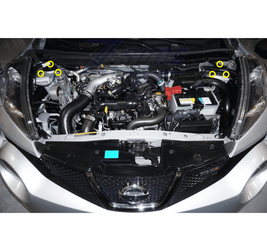 ZSPEC Front Struts Fastener Kit for Nissan Juke, Titanium