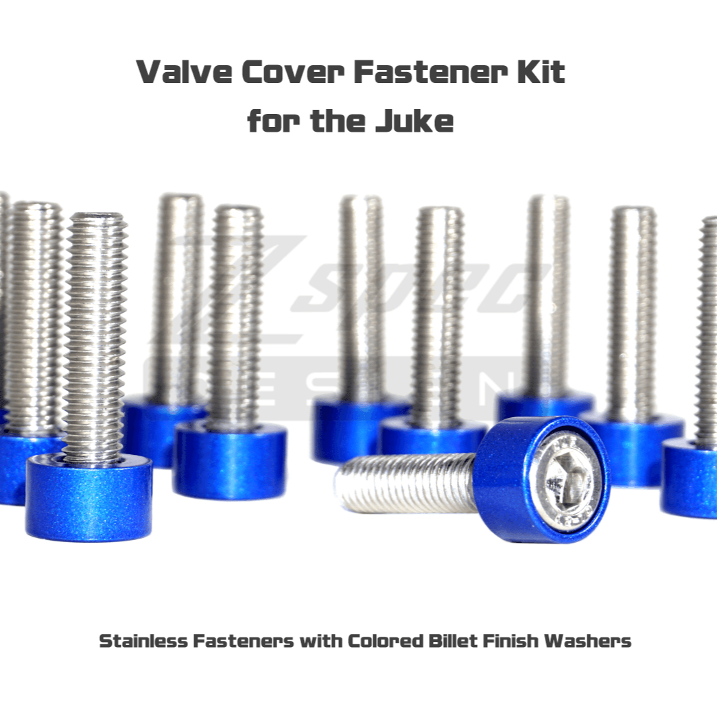 ZSPEC Valve Cover Fastener Kit for '11-17 Nissan Juke, Stainless & Billet