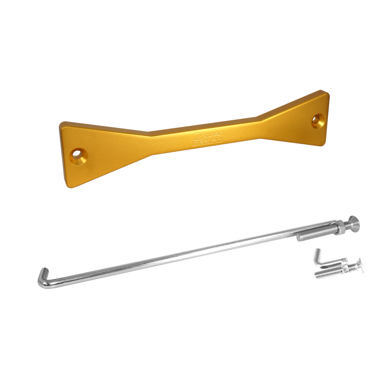 ZSPEC Battery Hold Down/Bracket for '03-09 Nissan 350z Z33, Billet w/ Stainless Hardware