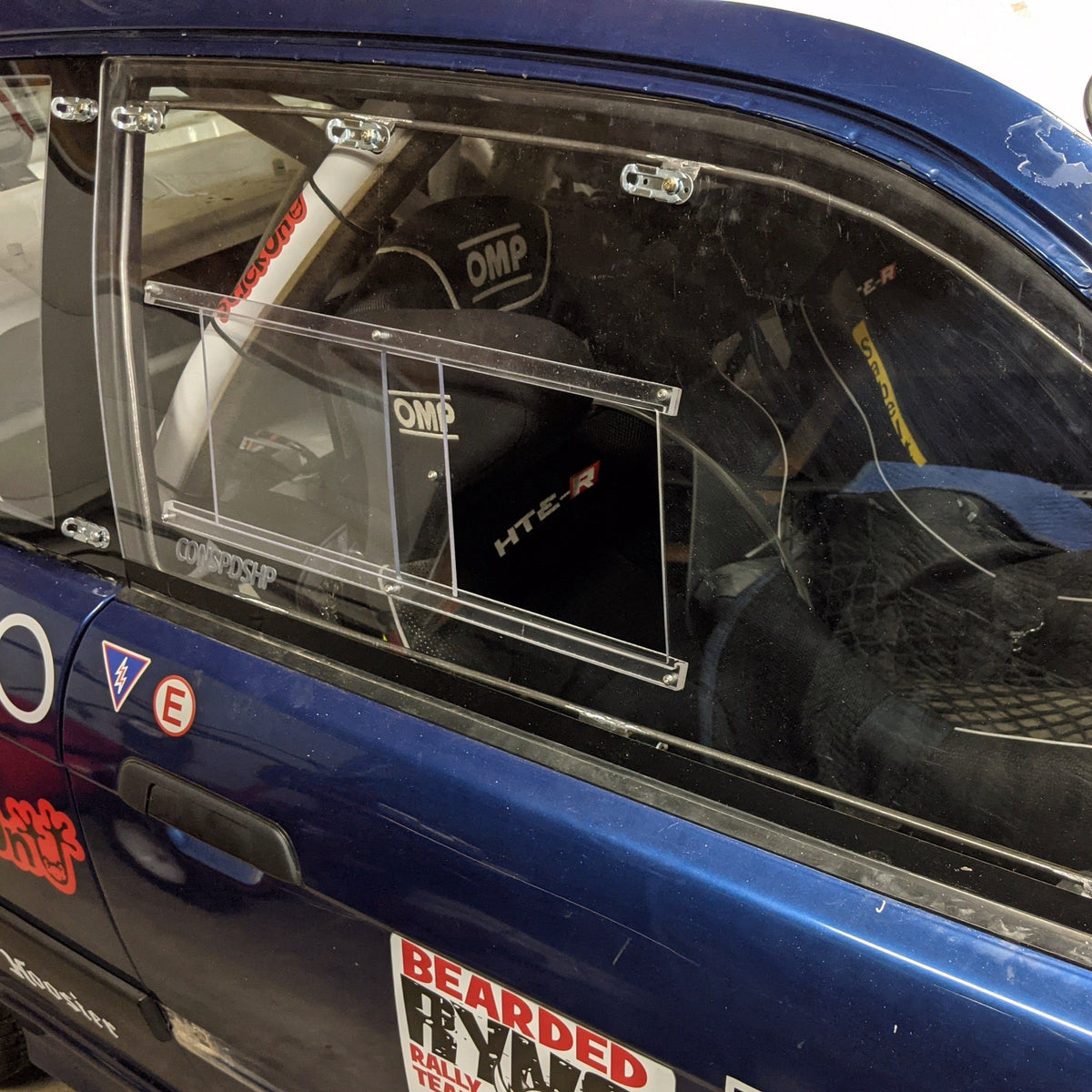 Polycarbonate Door Windows w/slider Kit - E36 Coupe