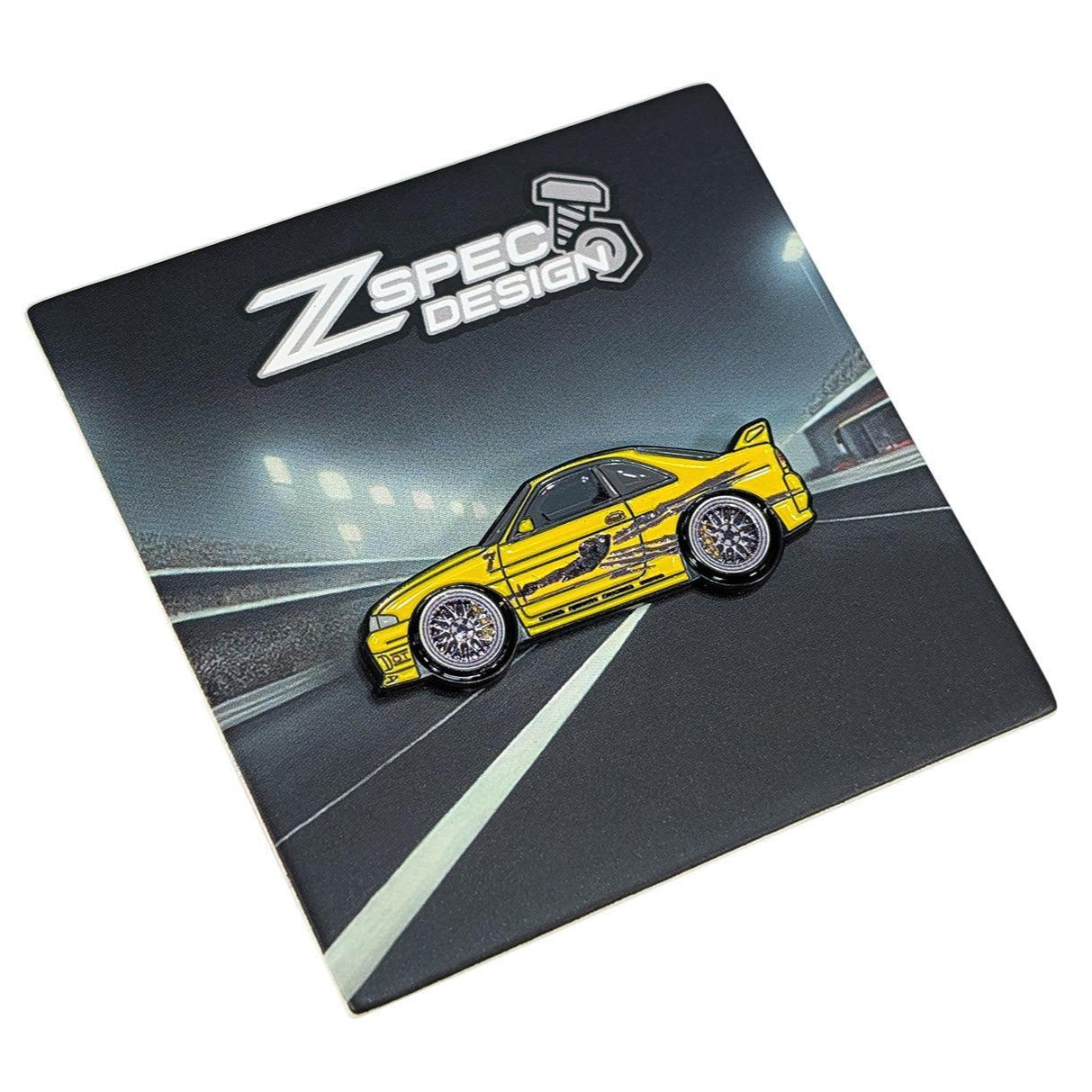 ZSPEC Collector Lapel / Hat Pin - Yellow S15 Skyline Tuner F&F-Style