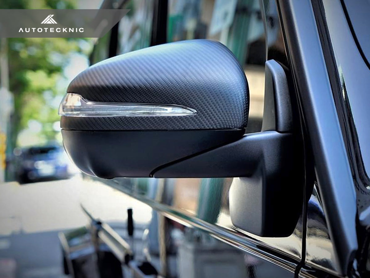 AutoTecknic Replacement Dry Carbon Mirror Covers - Mercedes-Benz W463A G-Wagon