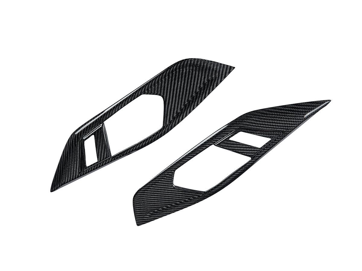 AutoTecknic Dry Carbon Interior Door Handle Trim Set - BMW G22 4-Series